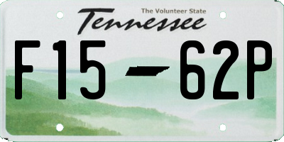 TN license plate F1562P