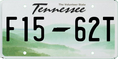 TN license plate F1562T