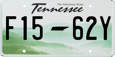 TN license plate F1562Y