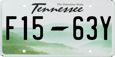 TN license plate F1563Y