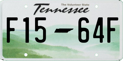 TN license plate F1564F
