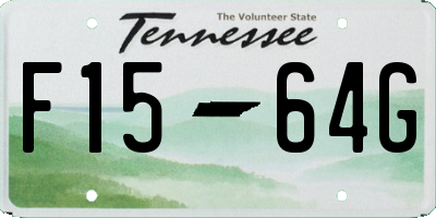 TN license plate F1564G