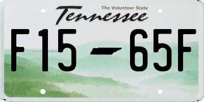 TN license plate F1565F
