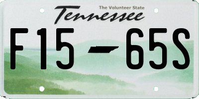 TN license plate F1565S