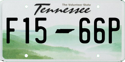 TN license plate F1566P