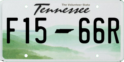 TN license plate F1566R