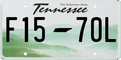TN license plate F1570L