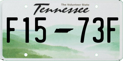 TN license plate F1573F