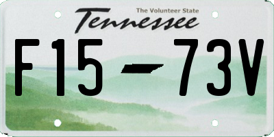 TN license plate F1573V