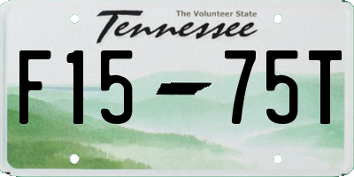 TN license plate F1575T