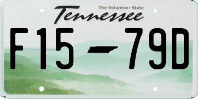 TN license plate F1579D