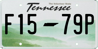 TN license plate F1579P