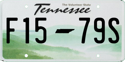 TN license plate F1579S