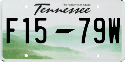 TN license plate F1579W