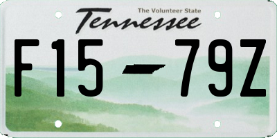 TN license plate F1579Z