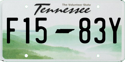 TN license plate F1583Y