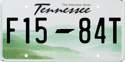 TN license plate F1584T