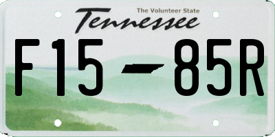 TN license plate F1585R