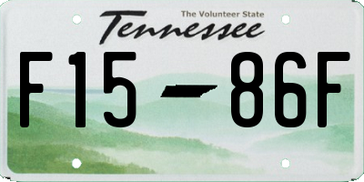 TN license plate F1586F