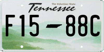 TN license plate F1588C