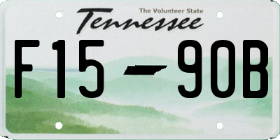 TN license plate F1590B