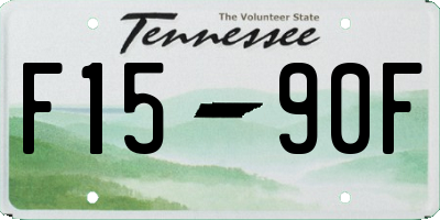 TN license plate F1590F