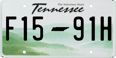 TN license plate F1591H
