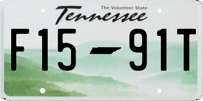 TN license plate F1591T