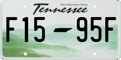 TN license plate F1595F