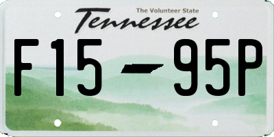 TN license plate F1595P