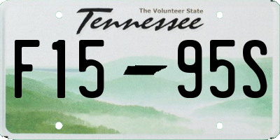 TN license plate F1595S