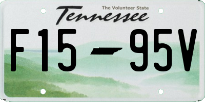 TN license plate F1595V