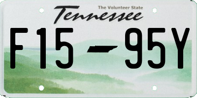 TN license plate F1595Y