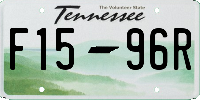 TN license plate F1596R