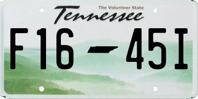 TN license plate F1645I