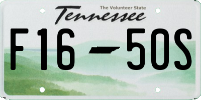 TN license plate F1650S