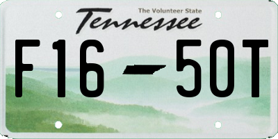 TN license plate F1650T