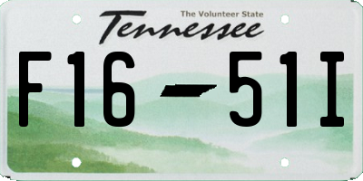 TN license plate F1651I