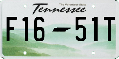TN license plate F1651T