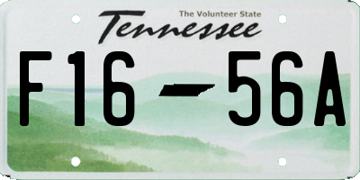 TN license plate F1656A