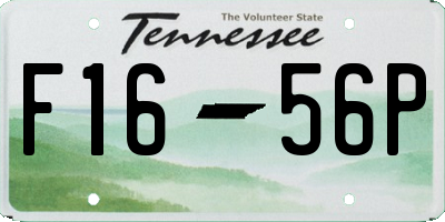 TN license plate F1656P