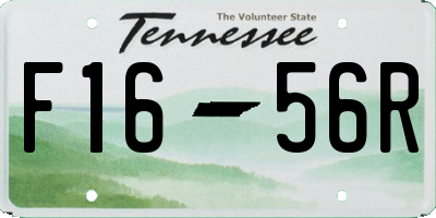 TN license plate F1656R