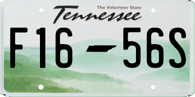 TN license plate F1656S