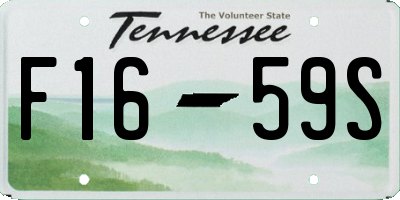 TN license plate F1659S