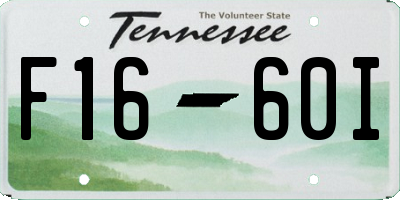 TN license plate F1660I