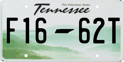 TN license plate F1662T
