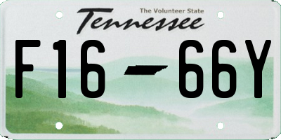 TN license plate F1666Y