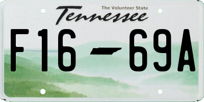TN license plate F1669A