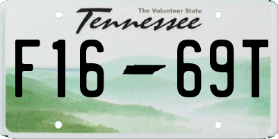 TN license plate F1669T