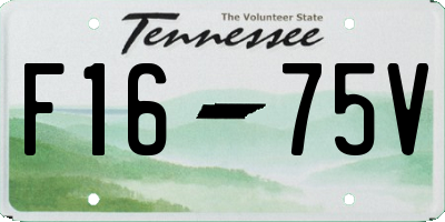 TN license plate F1675V
